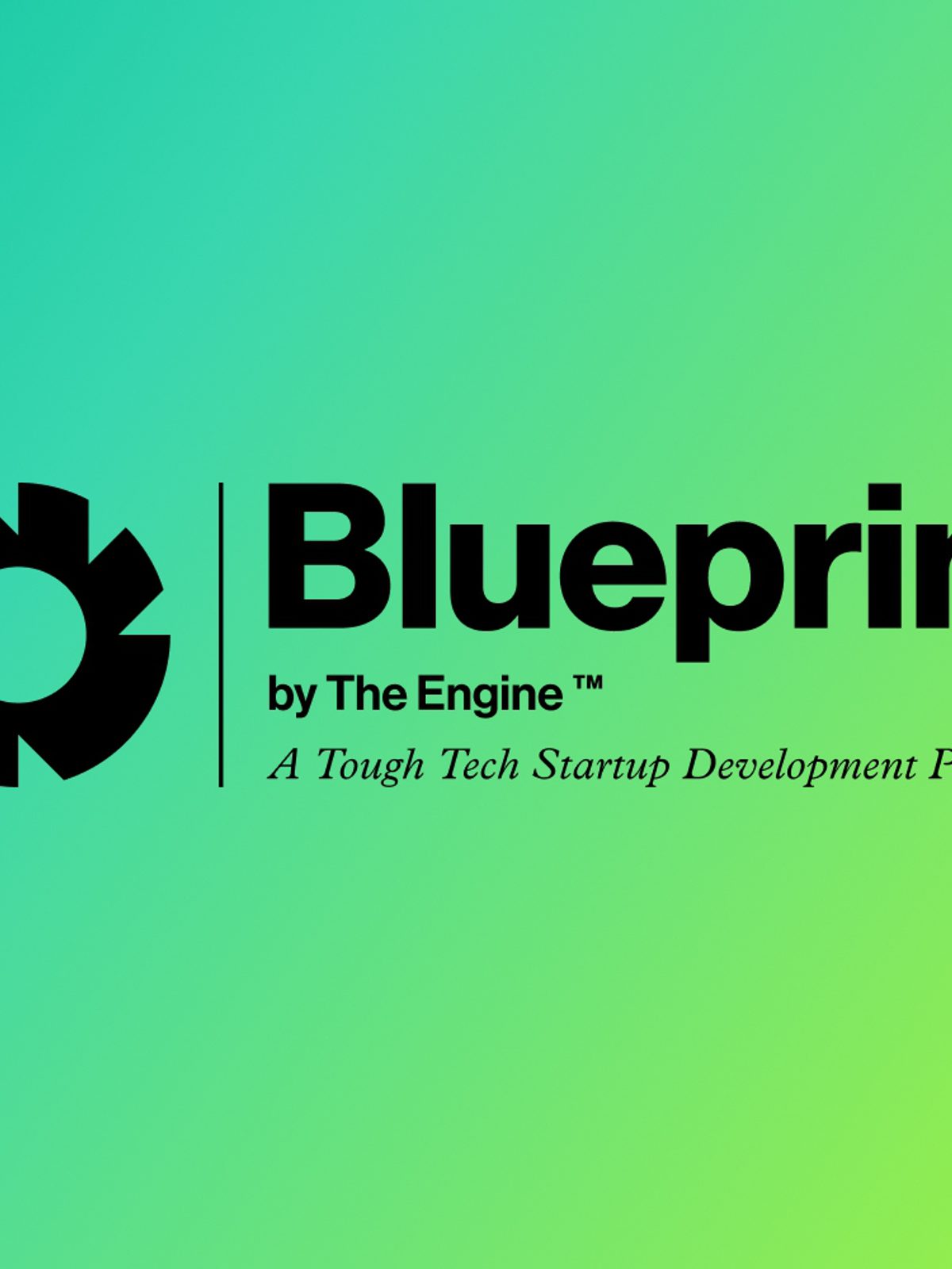 The Blueprint by The Engine logo over a green background.